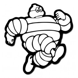 Bibendum Michelin sprint