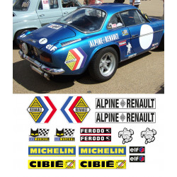 Monte-Carlo stickers Kit for Alpine