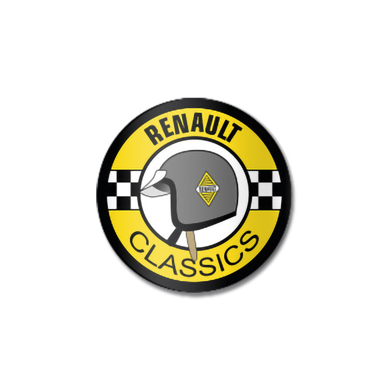 Renault classic helmet sticker