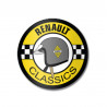 Sticker casque Renault classic