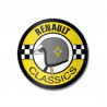 Sticker casque Renault classic