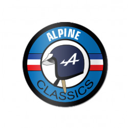 Alpine classic helmet sticker