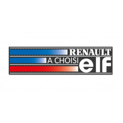 sticker RENAULT chose ELF...