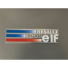 sticker RENAULT chose ELF rear window