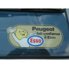 Peugeot trusts Esso sticker