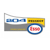 Peugeot 204 recommends Esso sticker