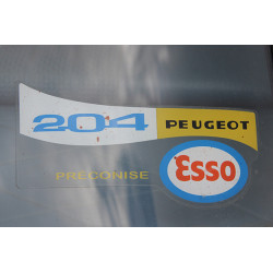 Peugeot 204 recommends Esso sticker