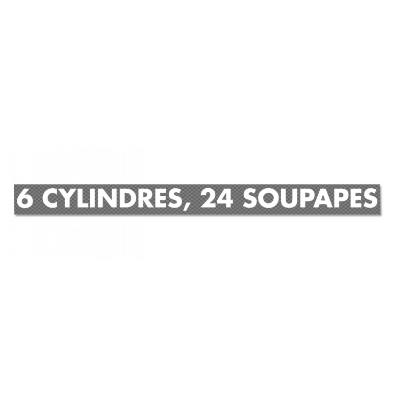 6 cylindres, 24 soupapes