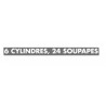 6 cylindres, 24 soupapes