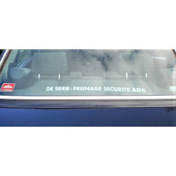 Sticker "Standard: ABS braking"