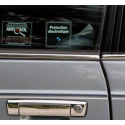 Sticker "electronic protection"