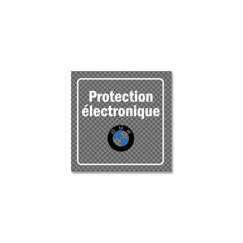 Autocollant "protection électronique"