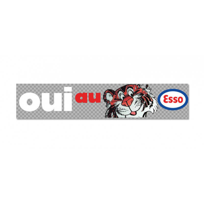 Sticker YES TO ESSO TIGER