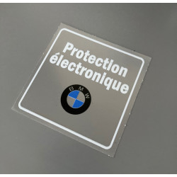 Sticker "electronic protection"