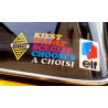 Sticker RENAULT chooses ELF rear window