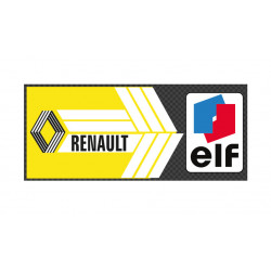 Autocollant RENAULT Elf vitre arrière