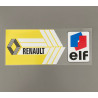 Autocollant RENAULT Elf vitre arrière