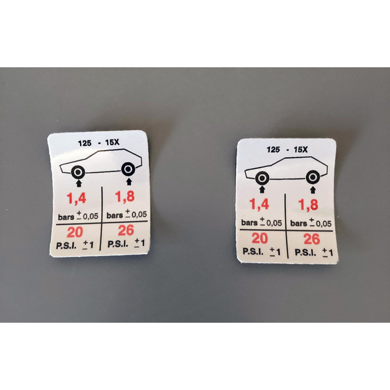 Citroën tire pressure