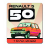 Autocollant 50 ans Renault 5