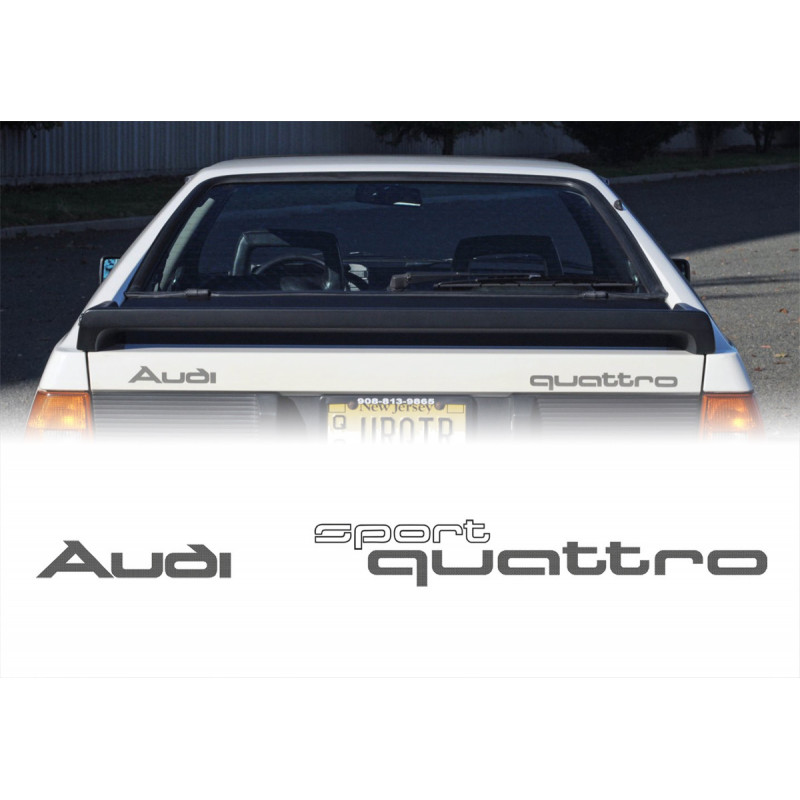 Lettrage Audi quattro