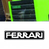 Sticker logo Ferrari tracteur