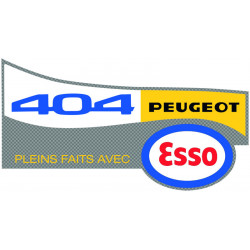 Peugeot 404 pleins fait avec Esso