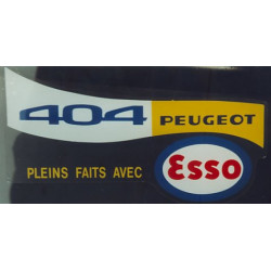 Peugeot 404 pleins fait avec Esso