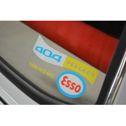 Peugeot 404 recommends Esso sticker