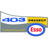 Peugeot 403 pleins fait avec Esso