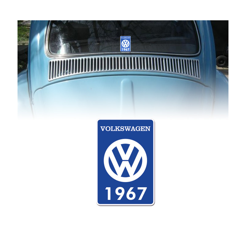 VW year 19XX decal