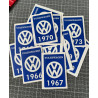 VW year 19XX decal