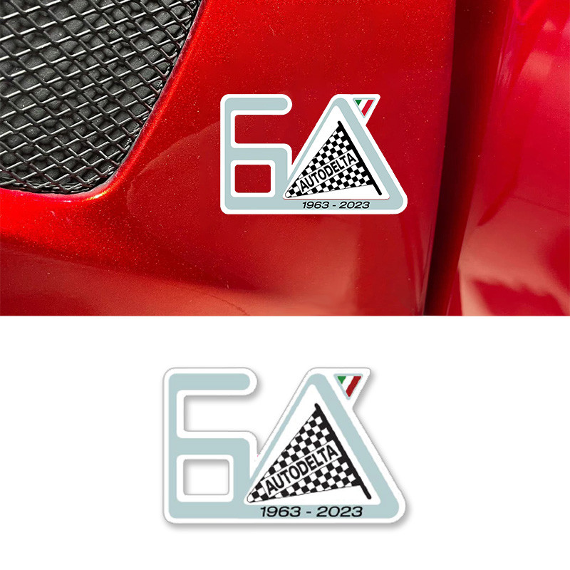 Sticker 60 ans d'Autodelta Alfa Romeo