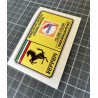 Original painting colour label - Ferrari - Glasurit