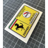 Etiquette code couleur Ferrari - Glasurit