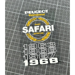 Peugeot vainqueur SAFARI African 1963-68