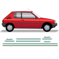 Peugeot 205 junior stickers kit