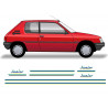 Peugeot 205 junior stickers kit