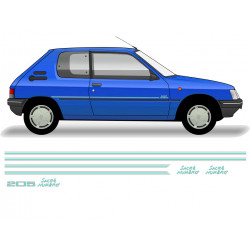 Peugeot 205 Sacred Number edition stickers kit