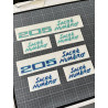 Peugeot 205 Sacred Number edition stickers kit