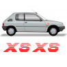 Kit stickers Peugeot 205 XS