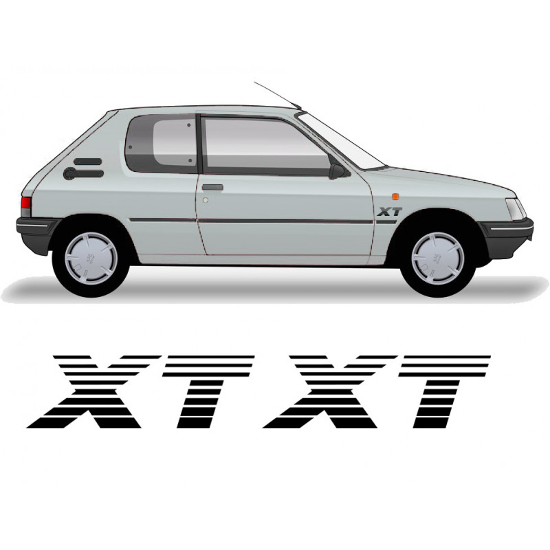 Kit stickers Peugeot 205 XT