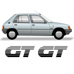 Peugeot 205 GT stickers kit