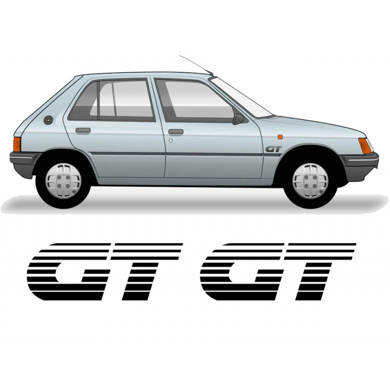 Peugeot 205 GT stickers kit