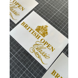 Mini British Open stickers