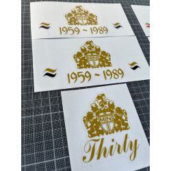 30th anniversary stickers edition