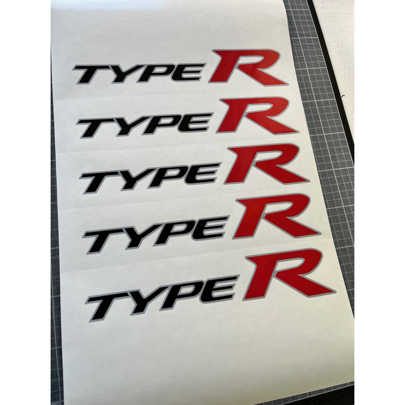 Kit 2 stickers Type R
